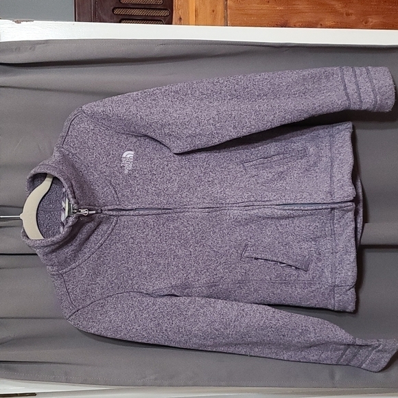 The North Face Better Sweater(?) Jacket Purplish Gray Zips Pockets Size S GUC - Picture 1 of 11